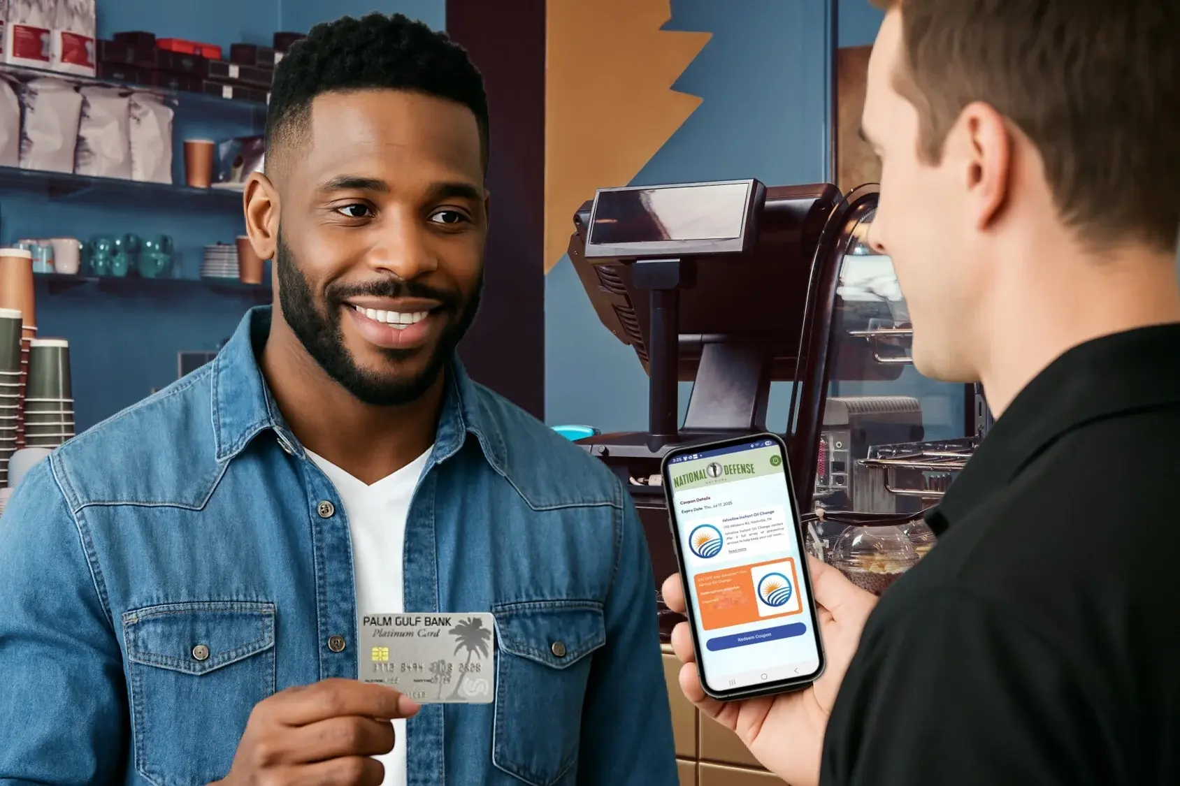 People using the app